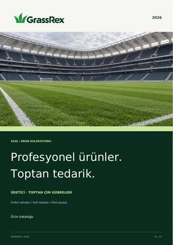 GrassRex ürün kataloğu kapağı