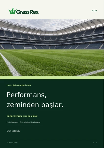GrassRex ürün kataloğu kapağı